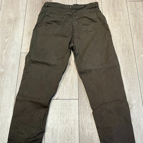 KOTN 100% Cotton Twill Pants – Olive Green, Size 10 - Picture 2 of 3